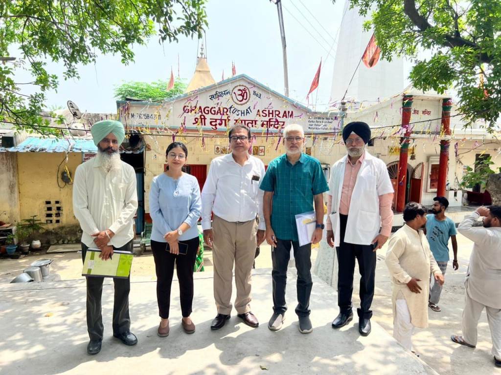 NHRC Special Monitor Dr Pradeepta Kumar Nayak visits Ghaggar Kusht Ashram